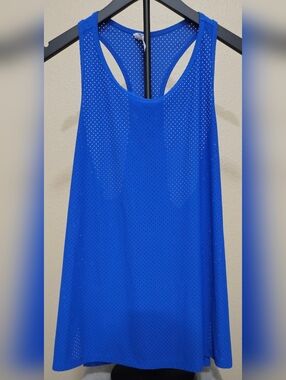 Spanx XL Royal Blue Athletic Tank Top
